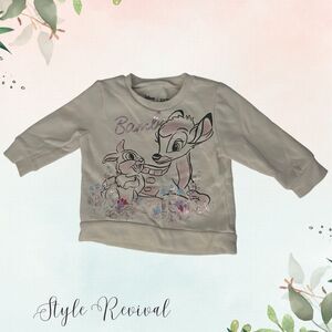 ✨ Disney’s Bambi & Thumper Softest Fleece Sweatshirt - Size 12 Month